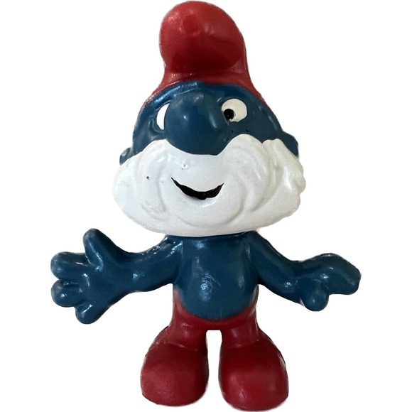 1980's Vintage Smurfs Figurines Toys 2" Tall Set of 5 Collectible Gift Schleich - Picture 2 of 12